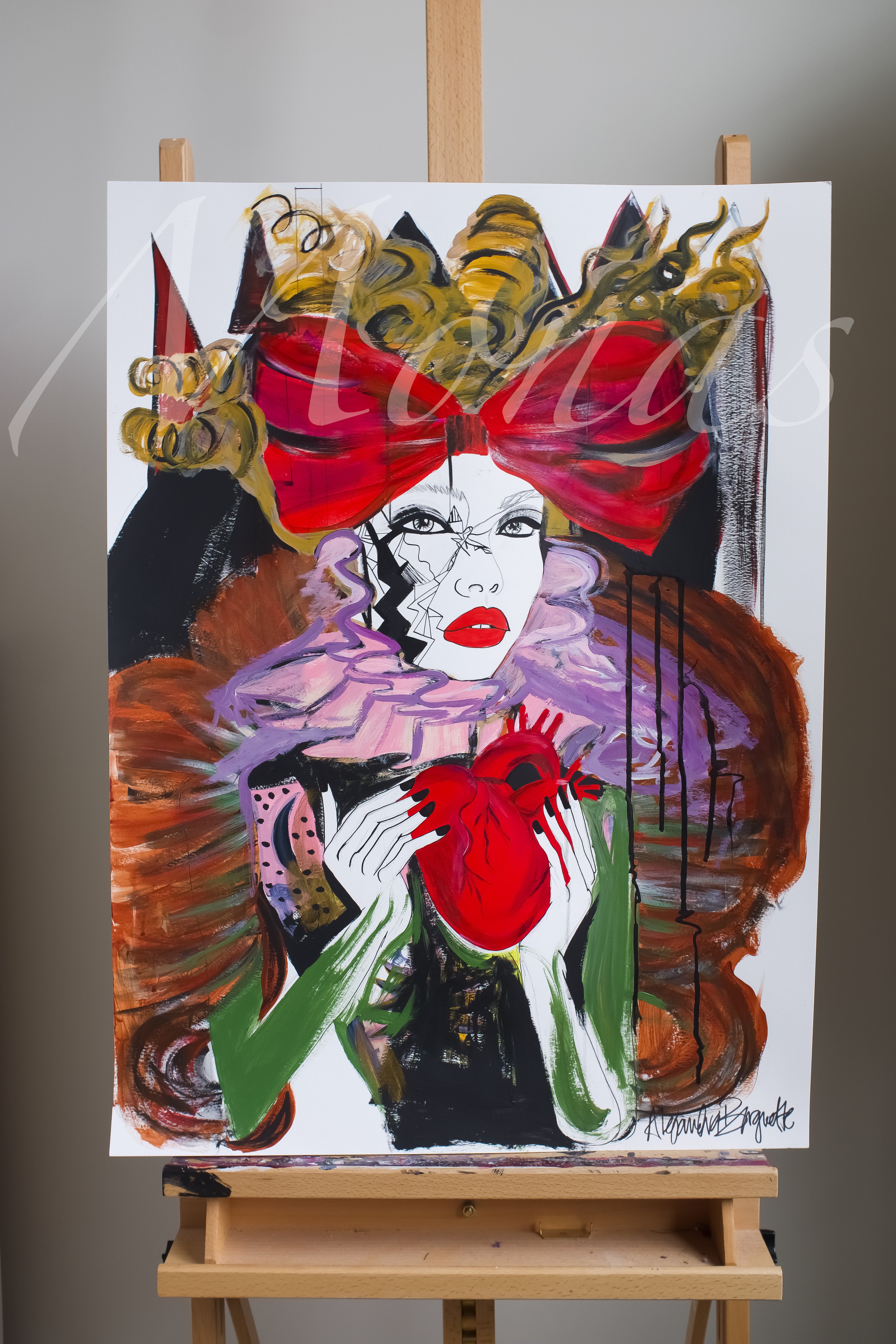 The Woman Who Holds Her Heart