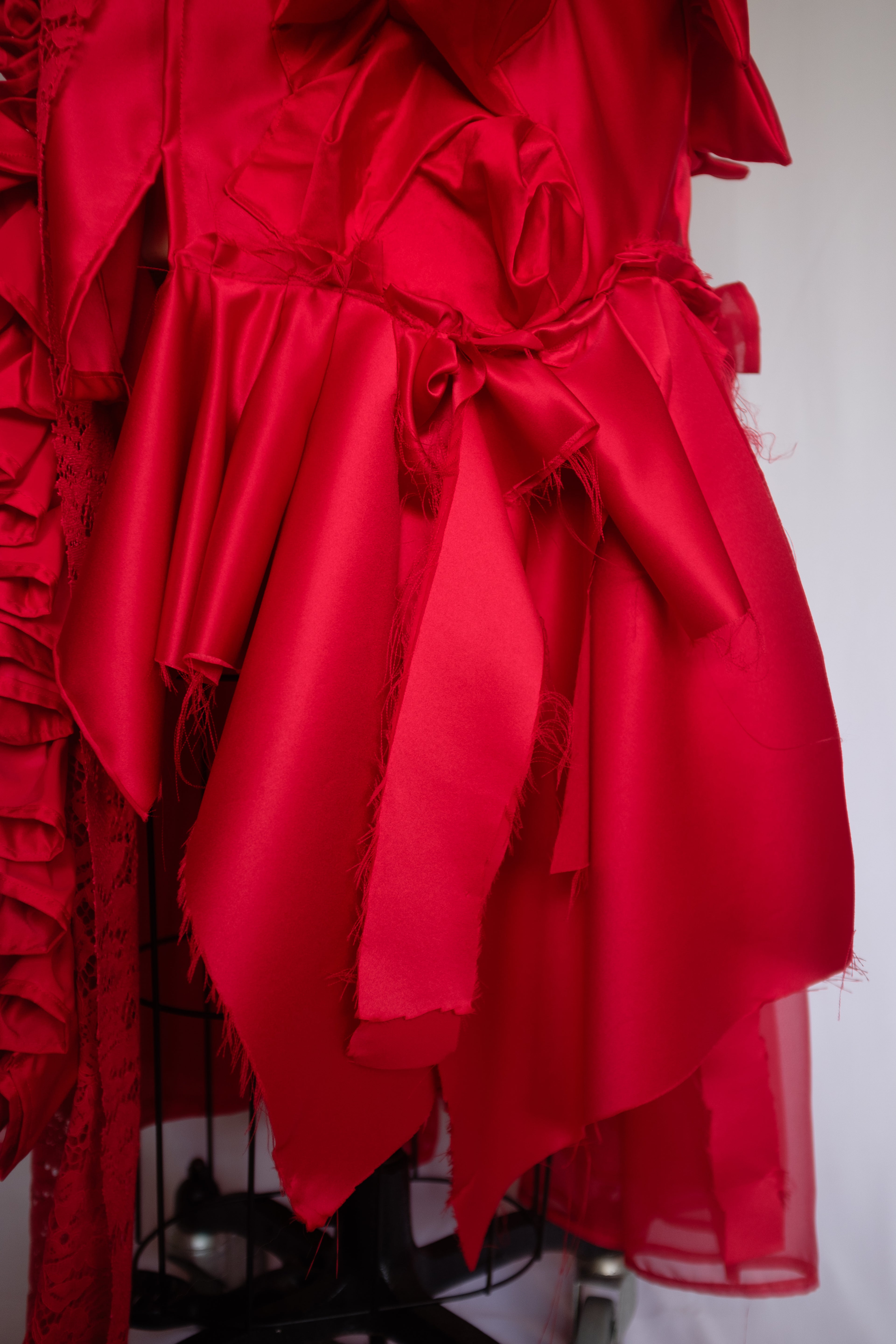 Victorian Sculptural Dress Cape.