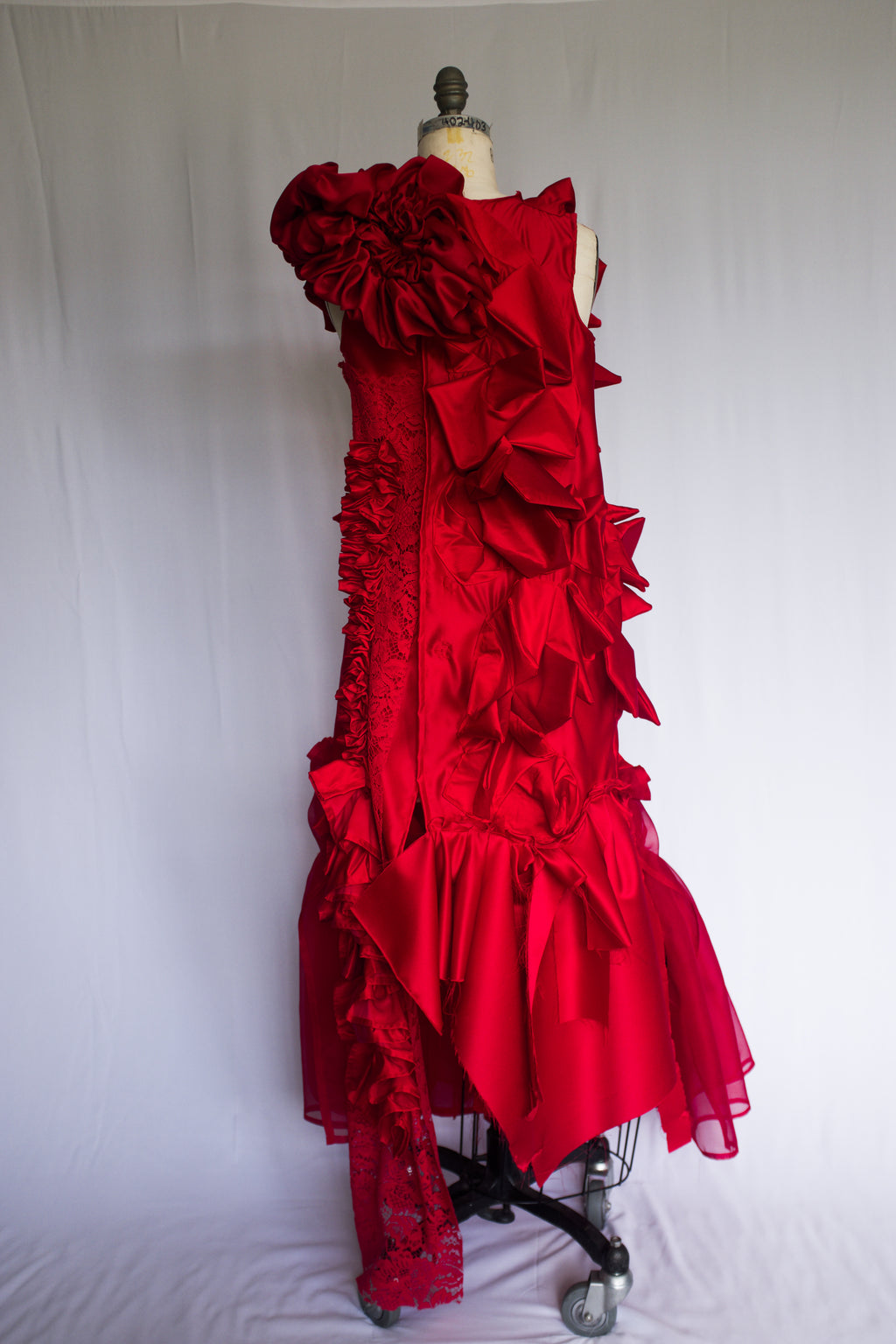 Victorian Sculptural Dress Cape.