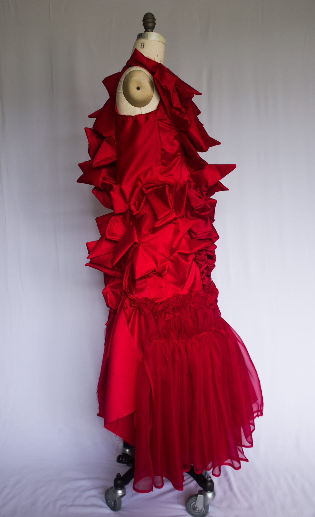 Victorian Sculptural Dress Cape.