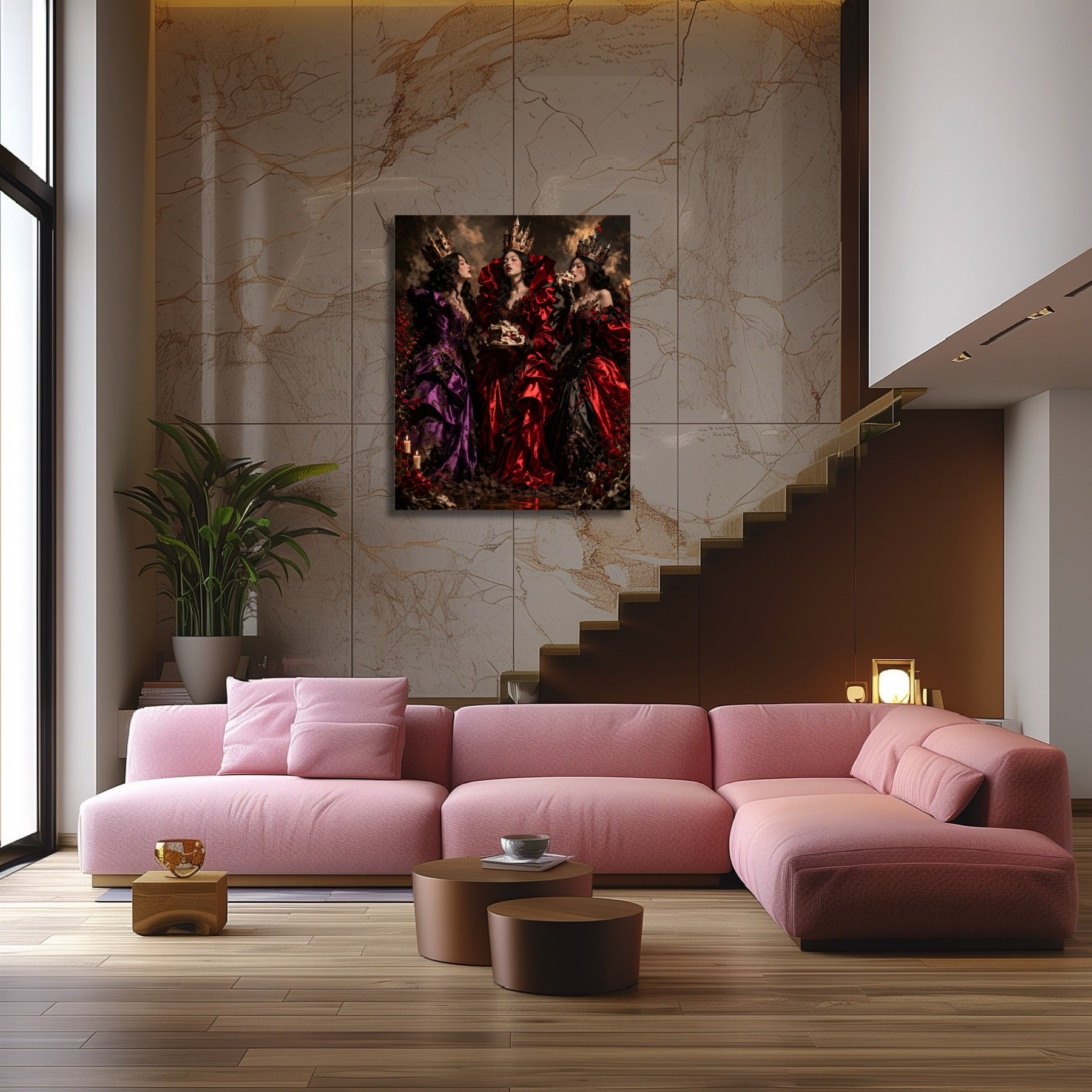 WITCH SISTERS EATING CAKE