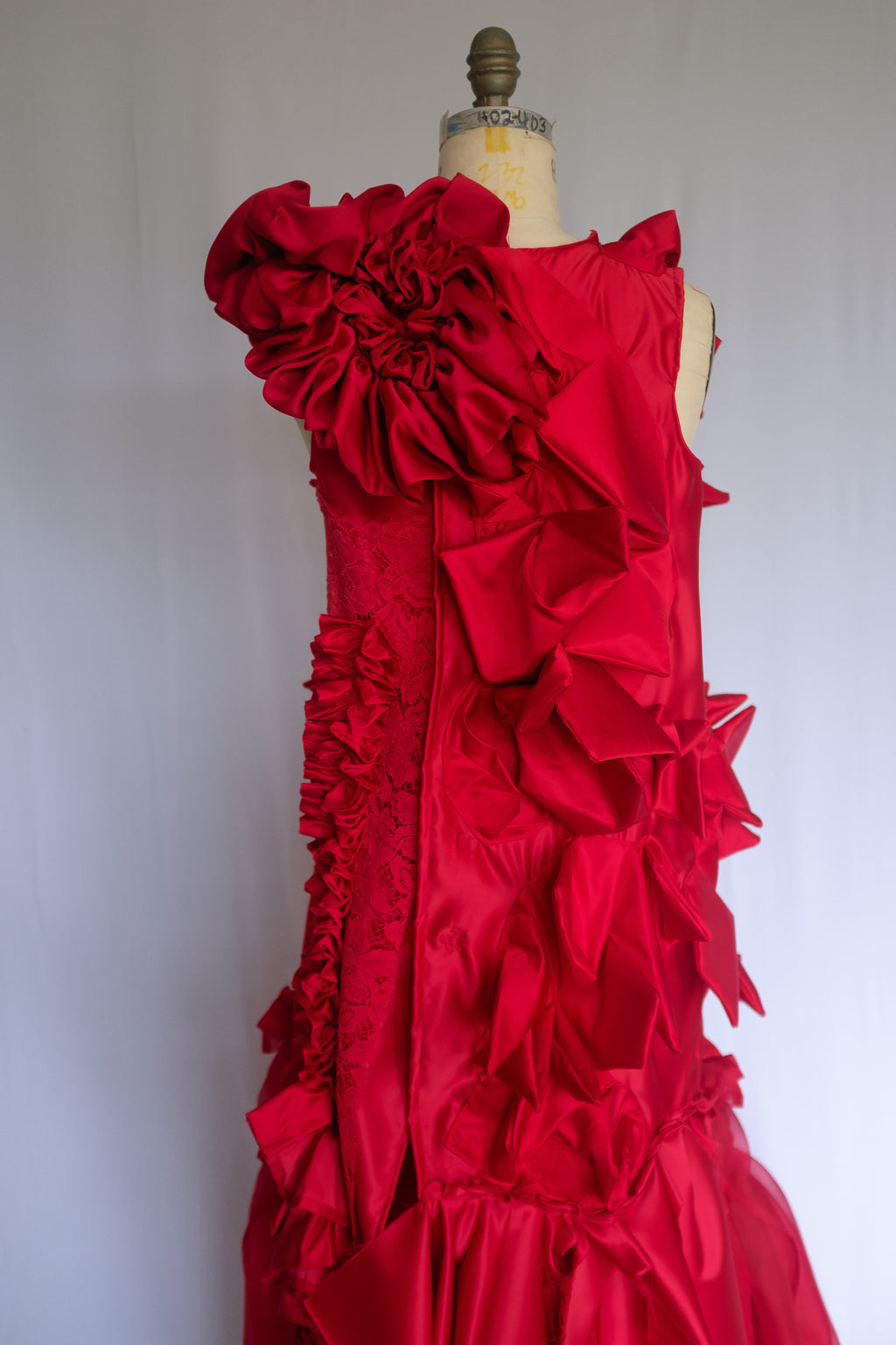 Victorian Sculptural Dress Cape.